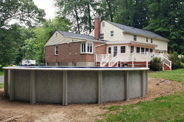 Above Ground Pool With Install Southwick Ma